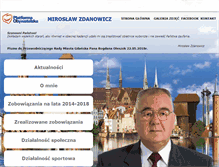 Tablet Screenshot of miroslawzdanowicz.pl